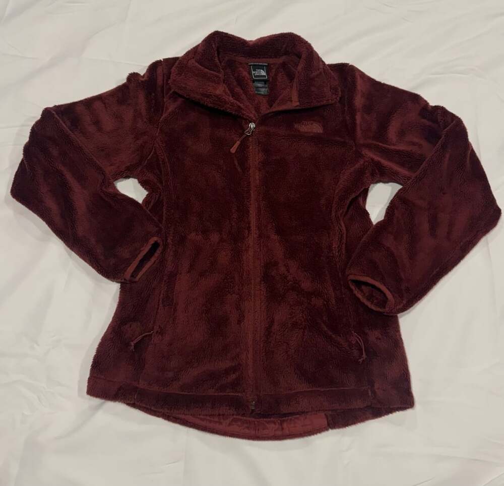 The North Face Osito Fleece Jacket Size S Burgundy